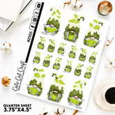 Lime Gnomes || Deco Sheet